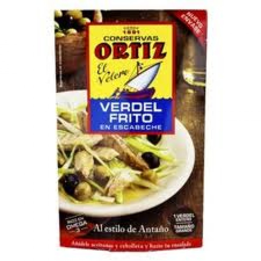 ORTIZ EL VELERO Verdel Frito En Escabeche Lata 190 Grs